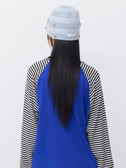 Piercing charm beanie