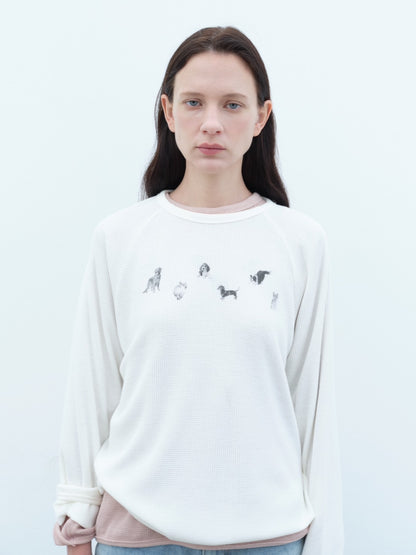 Puppy Friends Thermal Tee