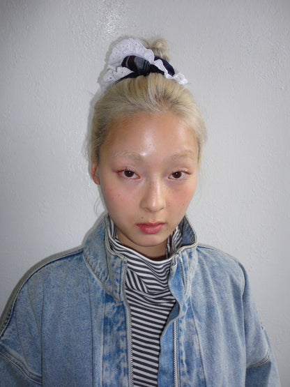 Check scrunchie