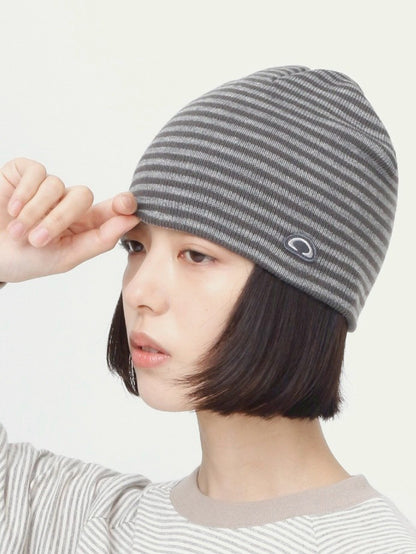 Striped Beanie