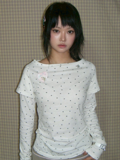 Star layered t-shirt