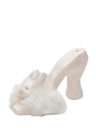 Baby Pink Rabbit Fur Sandle