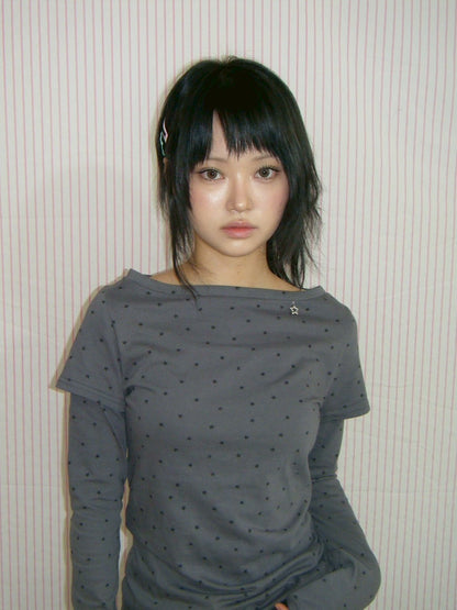 Star layered t-shirt