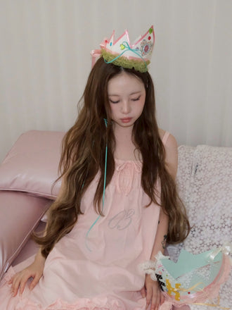 Smocked shirring dress